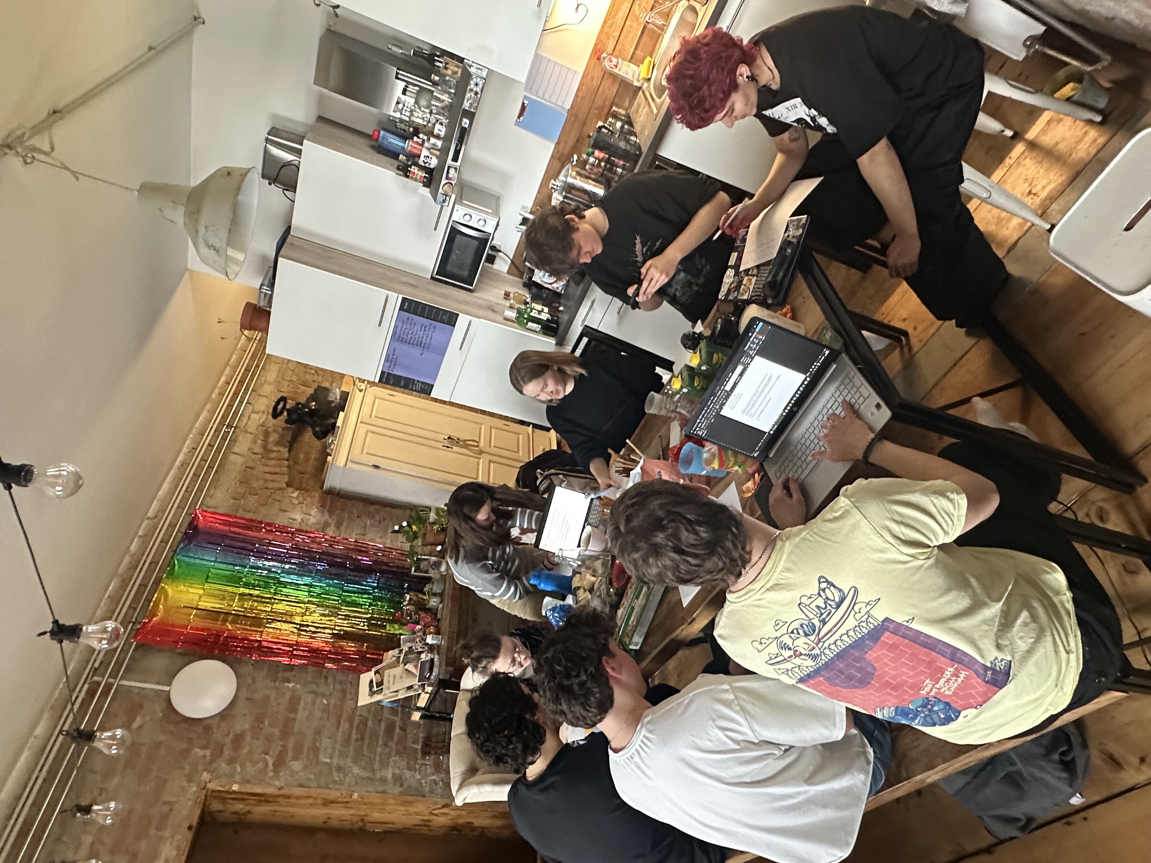 The first BOKU team strategy day. The team sitting around a table